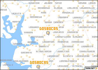 map of Dos Bocas