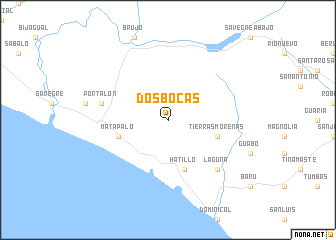 map of Dos Bocas