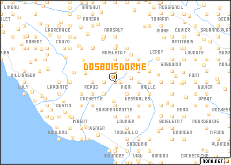 map of Dos Bois dʼOrme