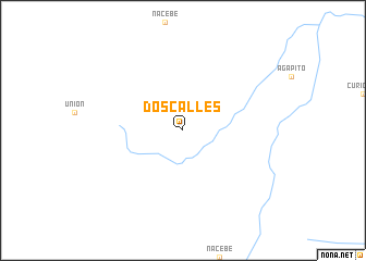map of Dos Calles