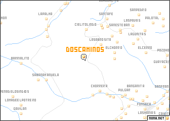 map of Dos Caminos