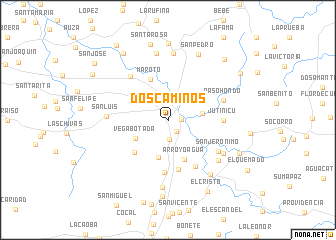 map of Dos Caminos