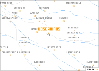 map of Dos Caminos