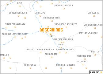 map of Dos Caminos