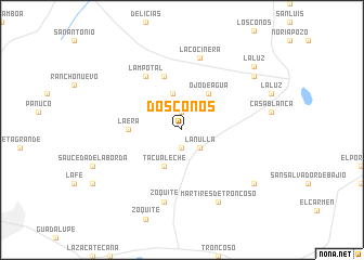 map of Dos Conos