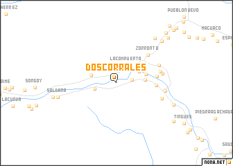 map of Dos Corrales