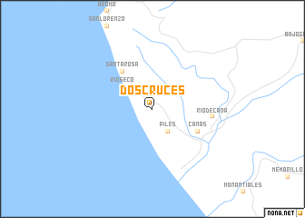 map of Dos Cruces