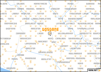 map of Dos dʼÂne