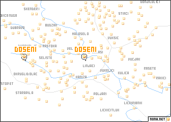 map of Došeni