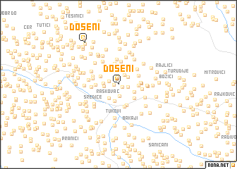 map of Došeni
