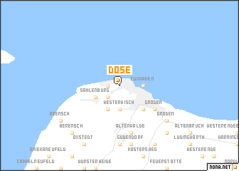 map of Döse