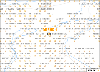 map of Dösham