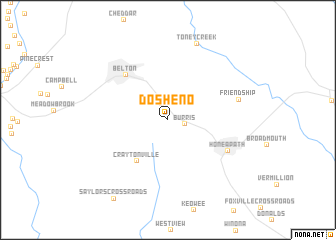 map of Dosheno