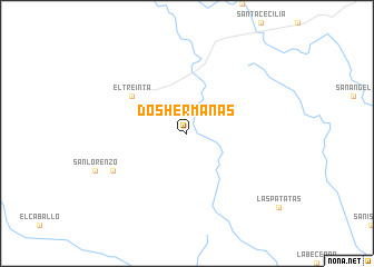 map of Dos Hermanas