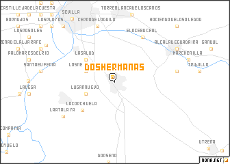 map of Dos Hermanas
