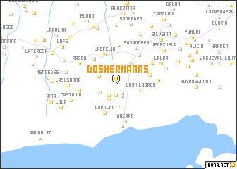 map of Dos Hermanas