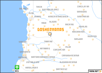 map of Dos Hermanas