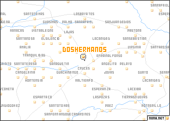 map of Dos Hermanos