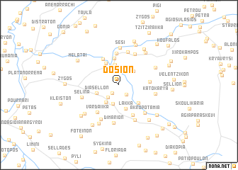 map of Dósion