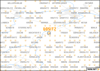 map of Dösitz