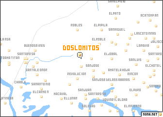 map of Dos Lomitos