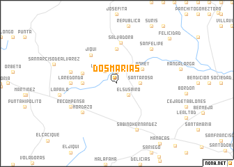 map of Dos Marías