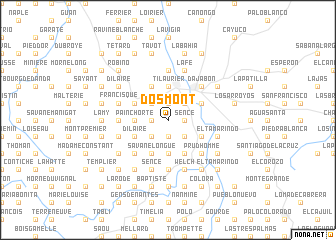 map of DʼOsmont