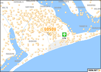 map of Dosou