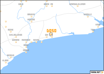 map of Doso