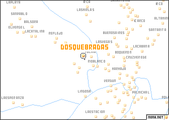 map of Dos Quebradas
