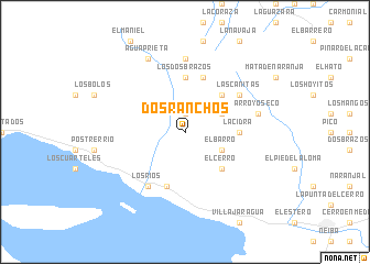 map of Dos Ranchos