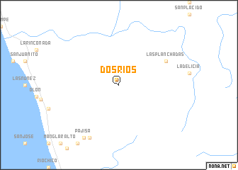 map of Dos Ríos