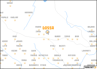 map of Dossa