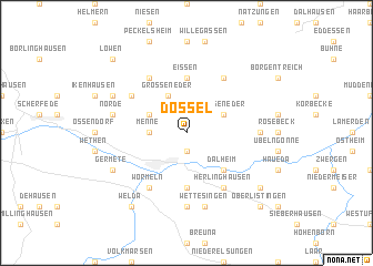 map of Dössel