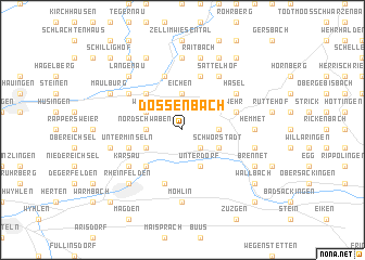 map of Dossenbach