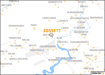 map of Dossett