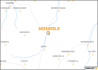 map of Dossorola