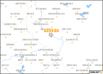 map of Dossow