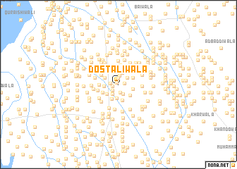 map of Dost Alīwāla