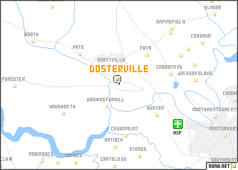 map of Dosterville