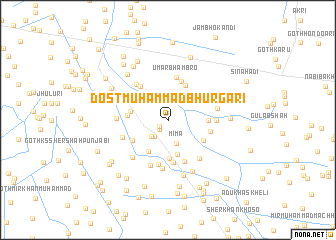 map of Dost Muhammad Bhurgari