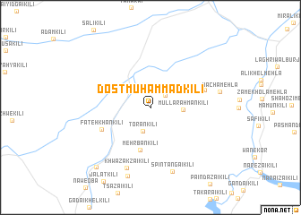 map of Dost Muhammad Kili