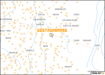 map of Dost Muhammad