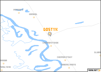 map of Dostyk