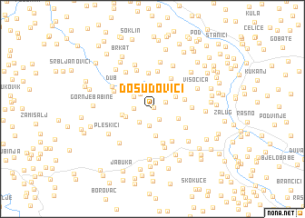 map of (( Dosudovići ))