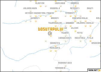 map of Dosu Ţapului