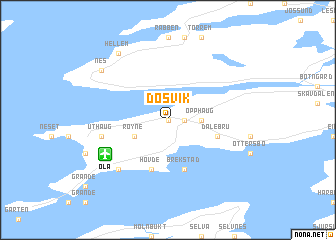 map of Døsvik