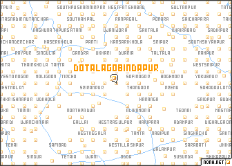 map of Dotāla Gobindapur