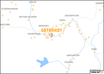 map of Dotāni Kot