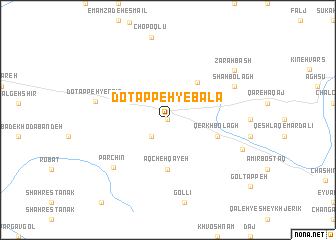 map of Do Tappeh-ye Bālā